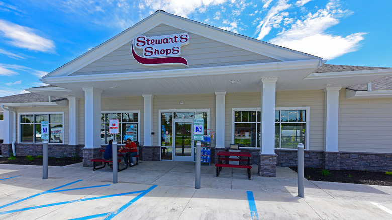 Exterior of Stewart's Shops