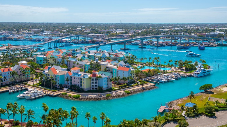 A view of a Nassau harborside