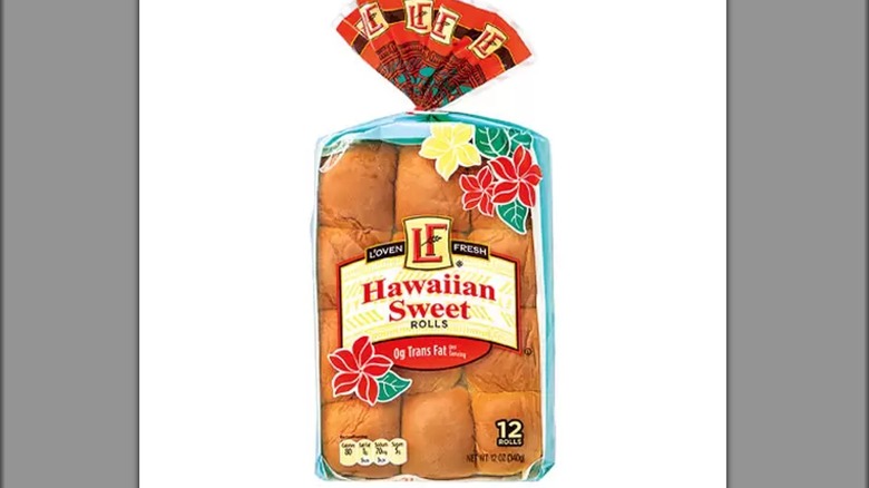 L'Oven Hawaiian Sweet Rolls packaging