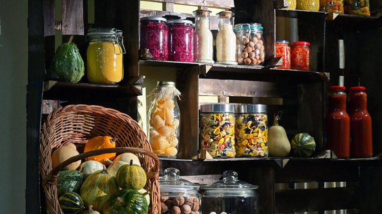 Stocked pantry 