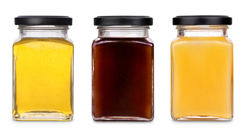 three shades of honey