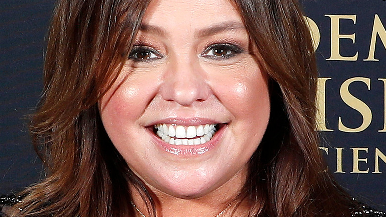 Rachael Ray with hair down and wide smile