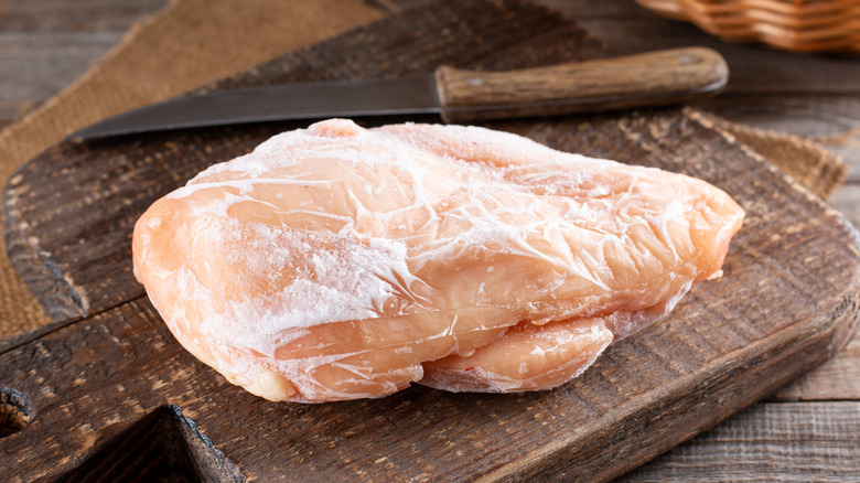 Frozen chicken breast