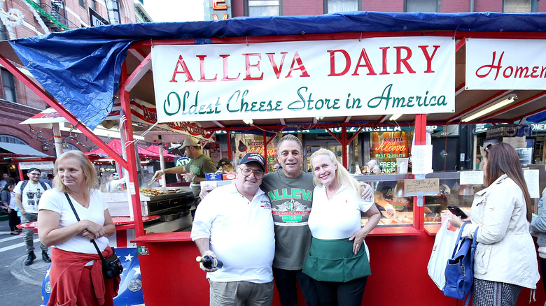 Tony Danza at Alleva Dairy in Little Italy