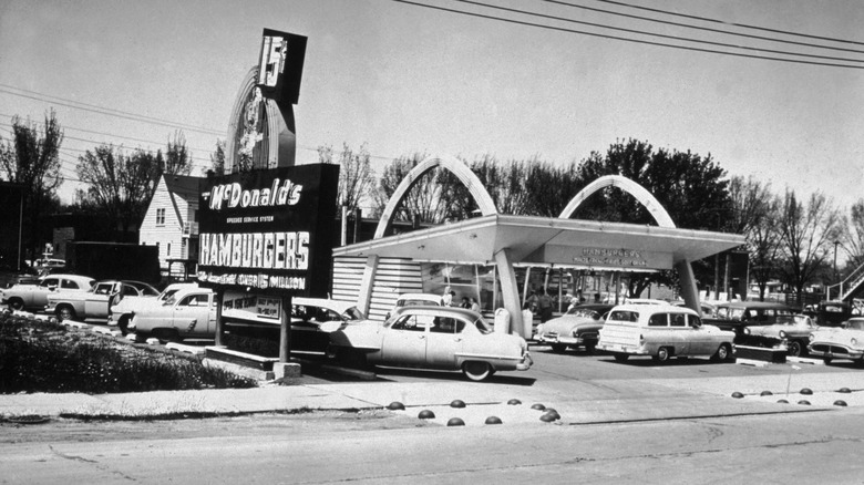 Vintage McDonald's restaurant