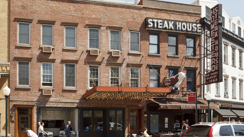 Outside Homestead Steakhouse exterior