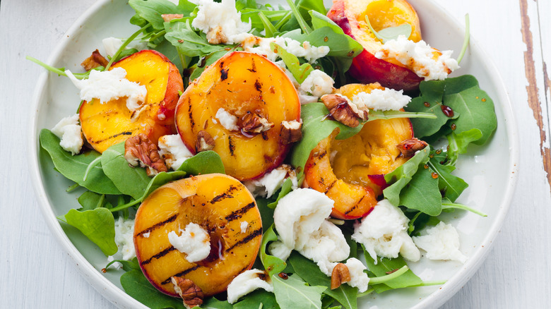 Image of grilled peach salad