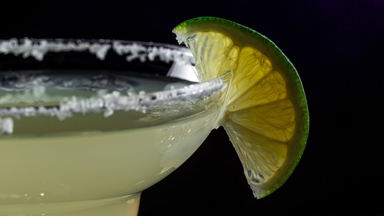 Margarita salted rim