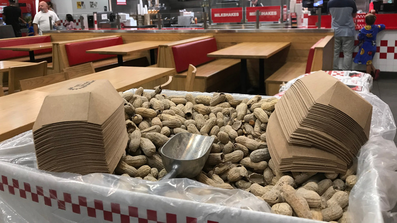 Five Guys peanuts