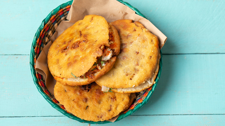 plate of traditional gorditas