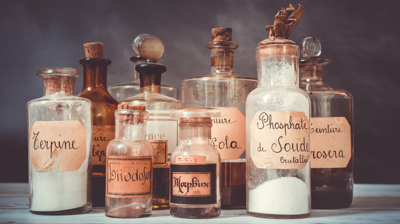 apothecary bottles