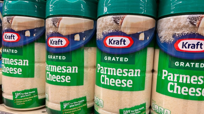 Kraft grated parmesan cheese