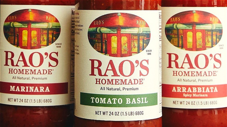 Rao's homemade jarred sauce varieties 