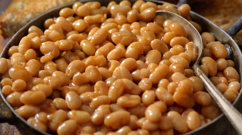 Bowl of baked beans