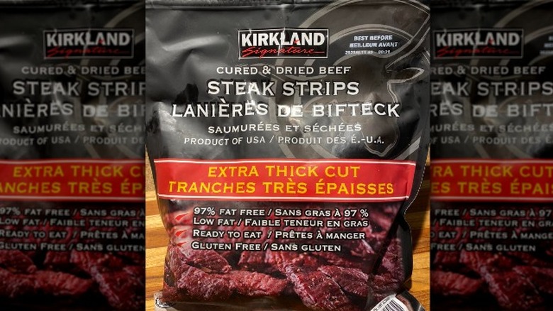 Costco steak strips