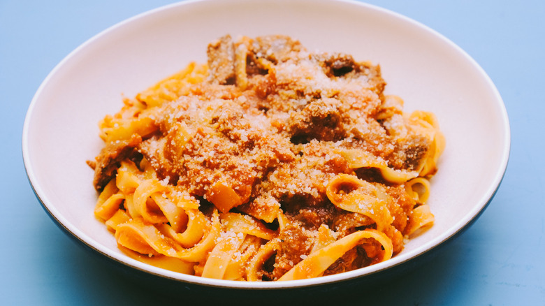 Short rib ragu pasta