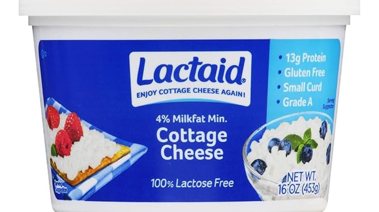 Lactaid's 4% min milk fat cottage cheese