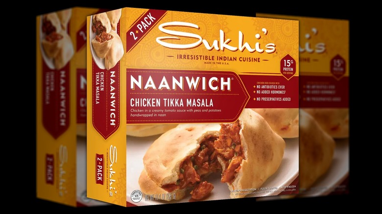 Sukhi's frozen meal package