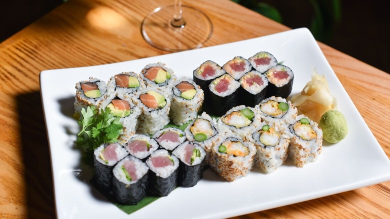 Nobu sushi platter