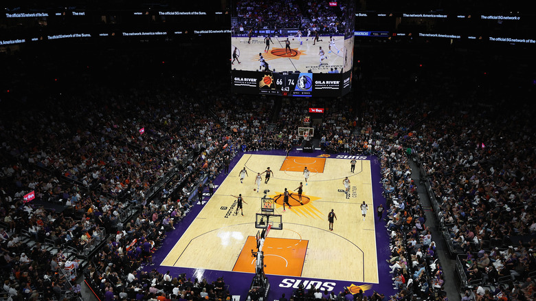 The NBA arena of the Phoenix Suns