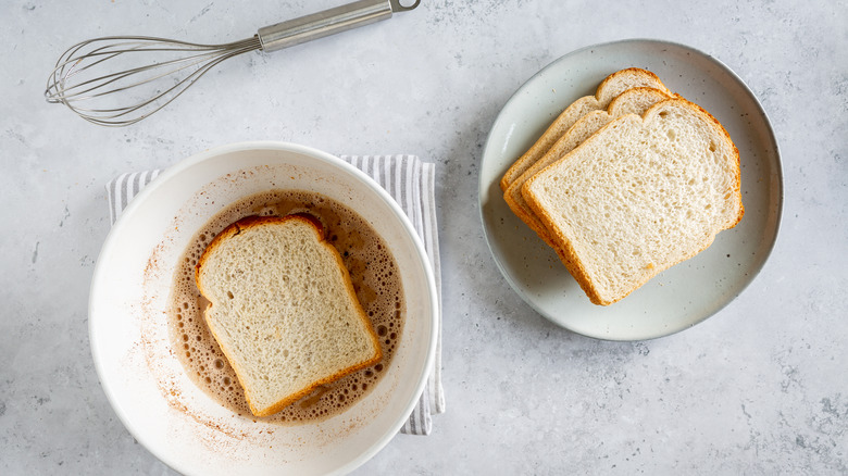 French toast bread custard soak