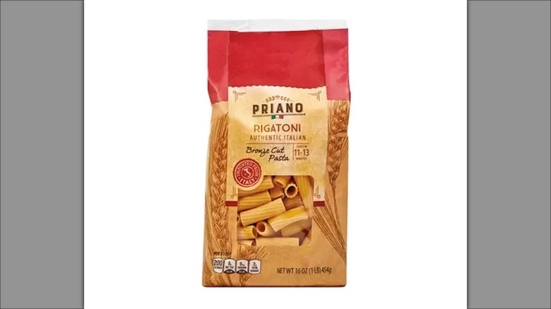 Aldi's Priano bronze cut rigatoni