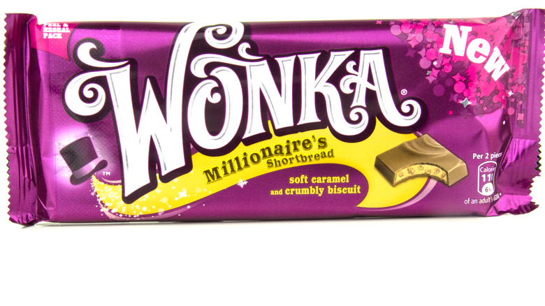 millionaires shortbread wonka bar