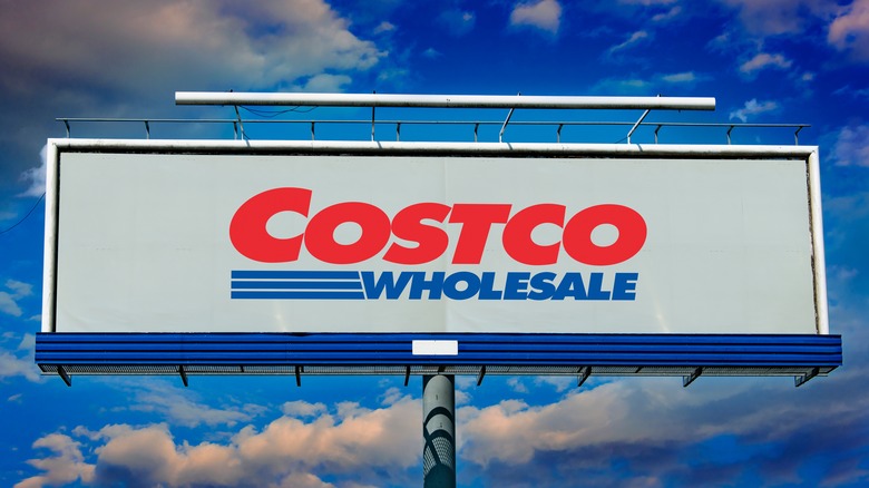 Costco wholesale sign