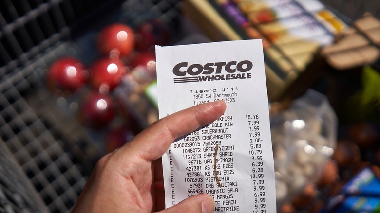 The Reason Your Receipt Gets Checked At Costco