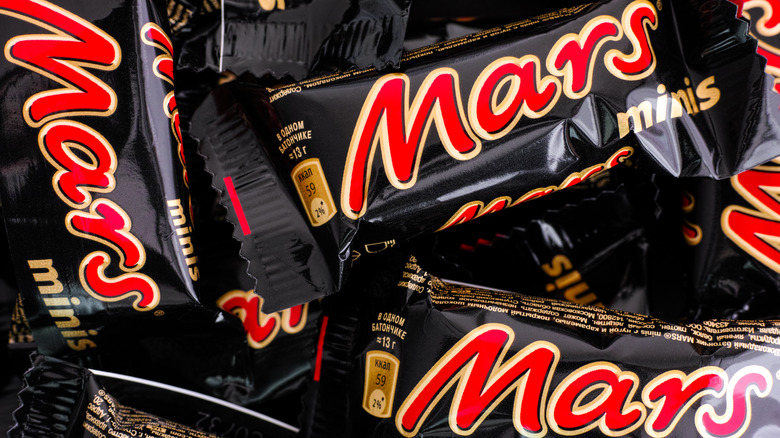 mars bars in wrappers