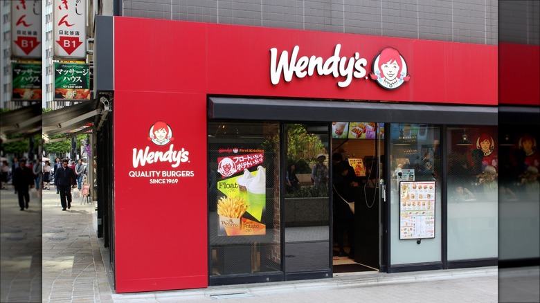 Wendy's store exterior in Japan