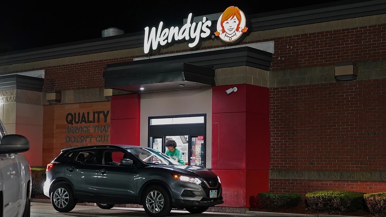 Wendy's drive-thru 