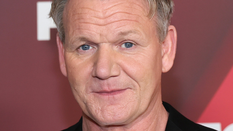 Gordon Ramsay smirking