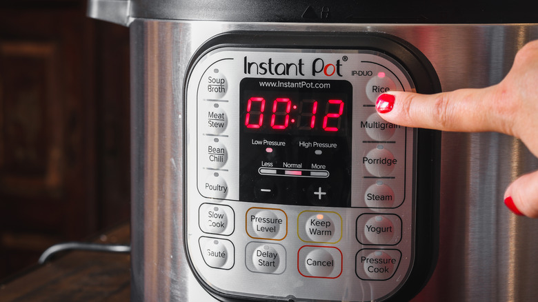 Instant Pot interface use