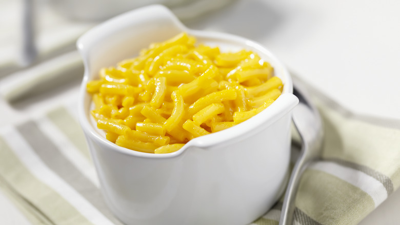 crock of mac and cheese