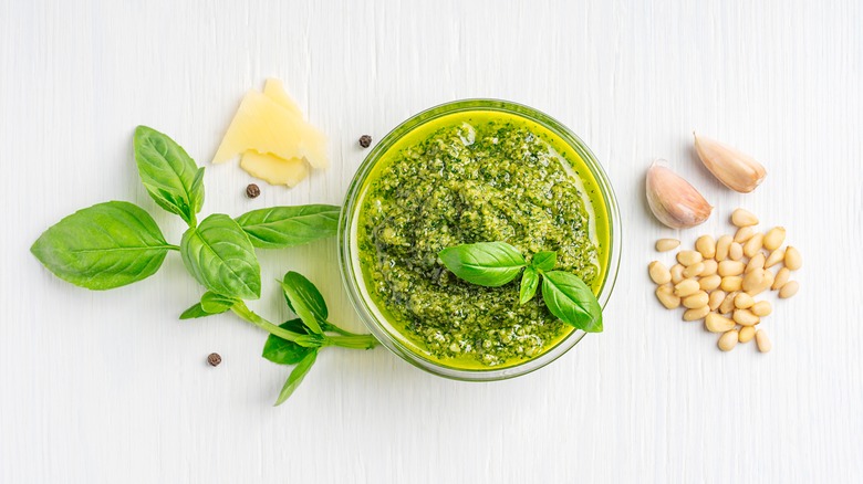 Garlic pesto