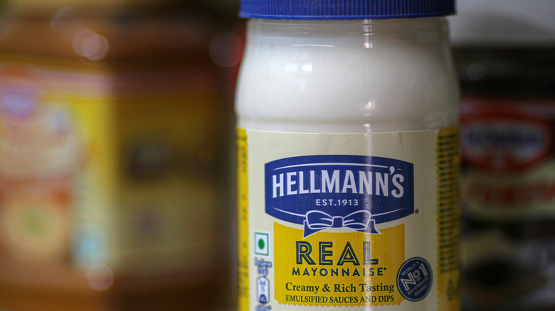 Jar of Hellmann's mayo