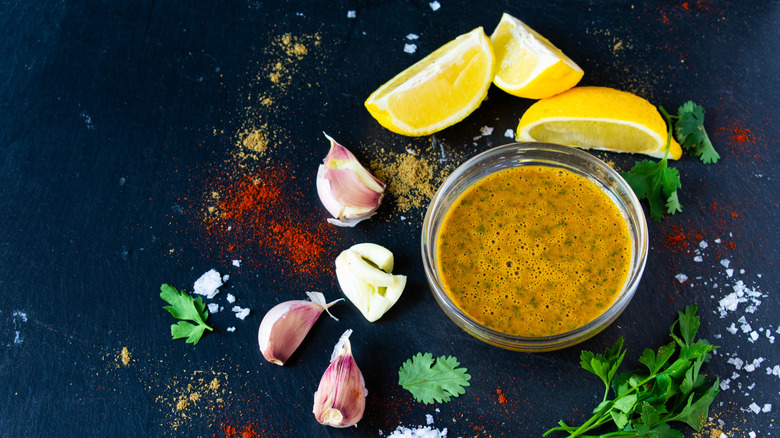 marinade with lemon