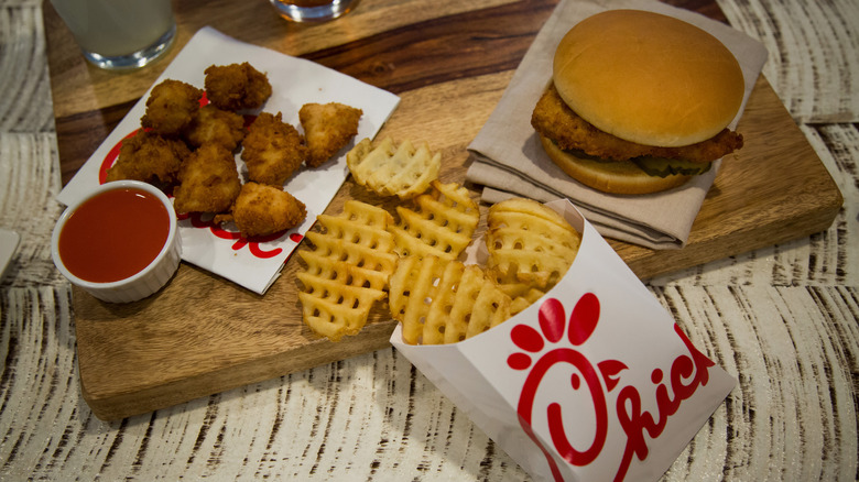 Food from Chick-fil-A