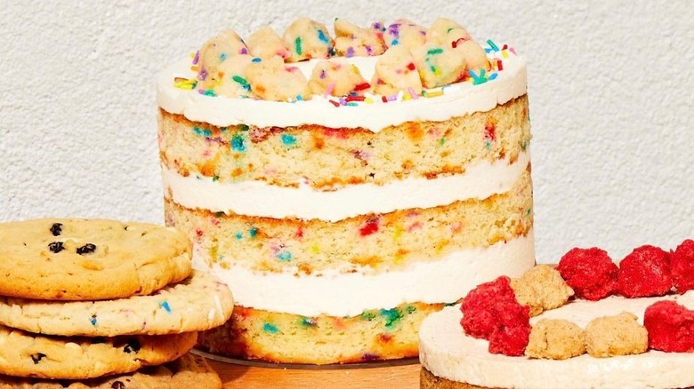 Milk bar layer cake and cookies