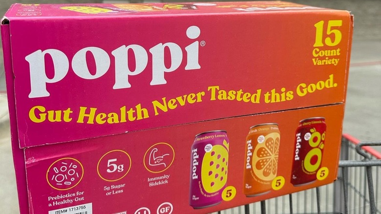 variety pack of Poppi soda