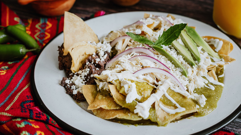 Mexican chilaquiles