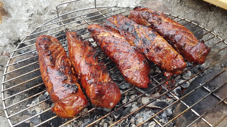 Grilling pork tenderloins