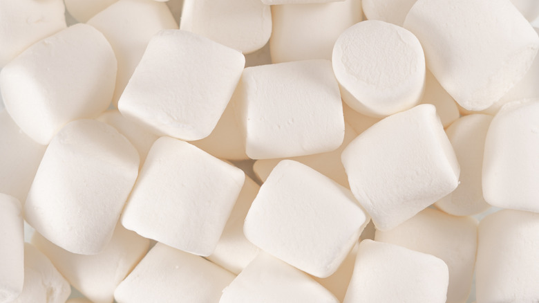 Pile of marshmallows