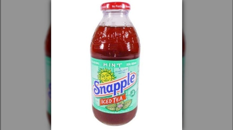 Snapple Mint Iced Tea bottle