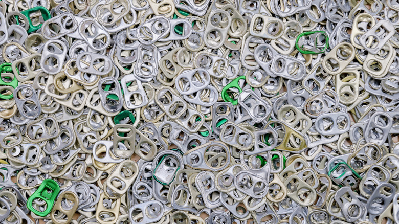 Pile of pull tabs