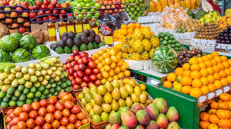 Fruits in South American market