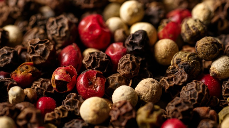 Whole peppercorns