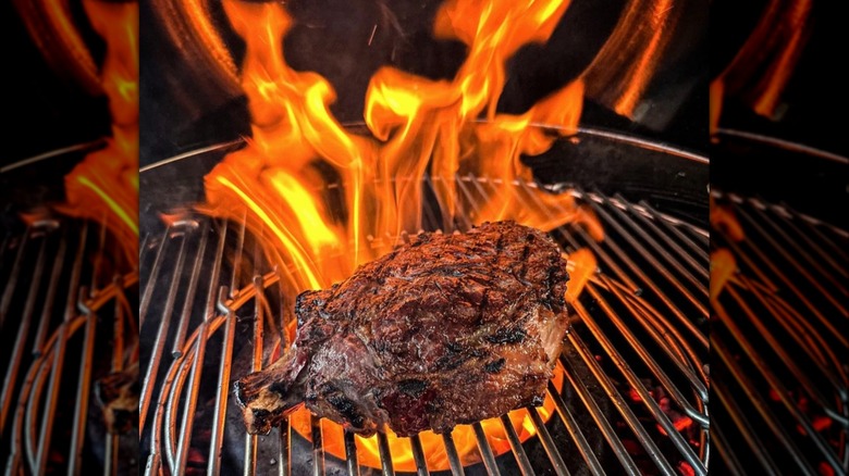 Black Angus Steakhouse flame grilled steak