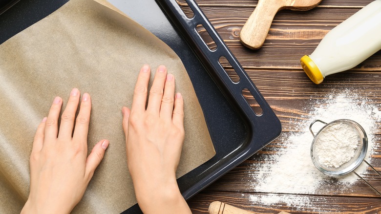 baking with parchment paper